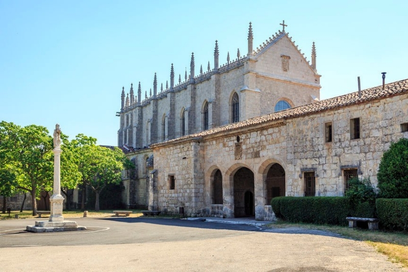 Cartuja de miraflores monastery in Burgos 